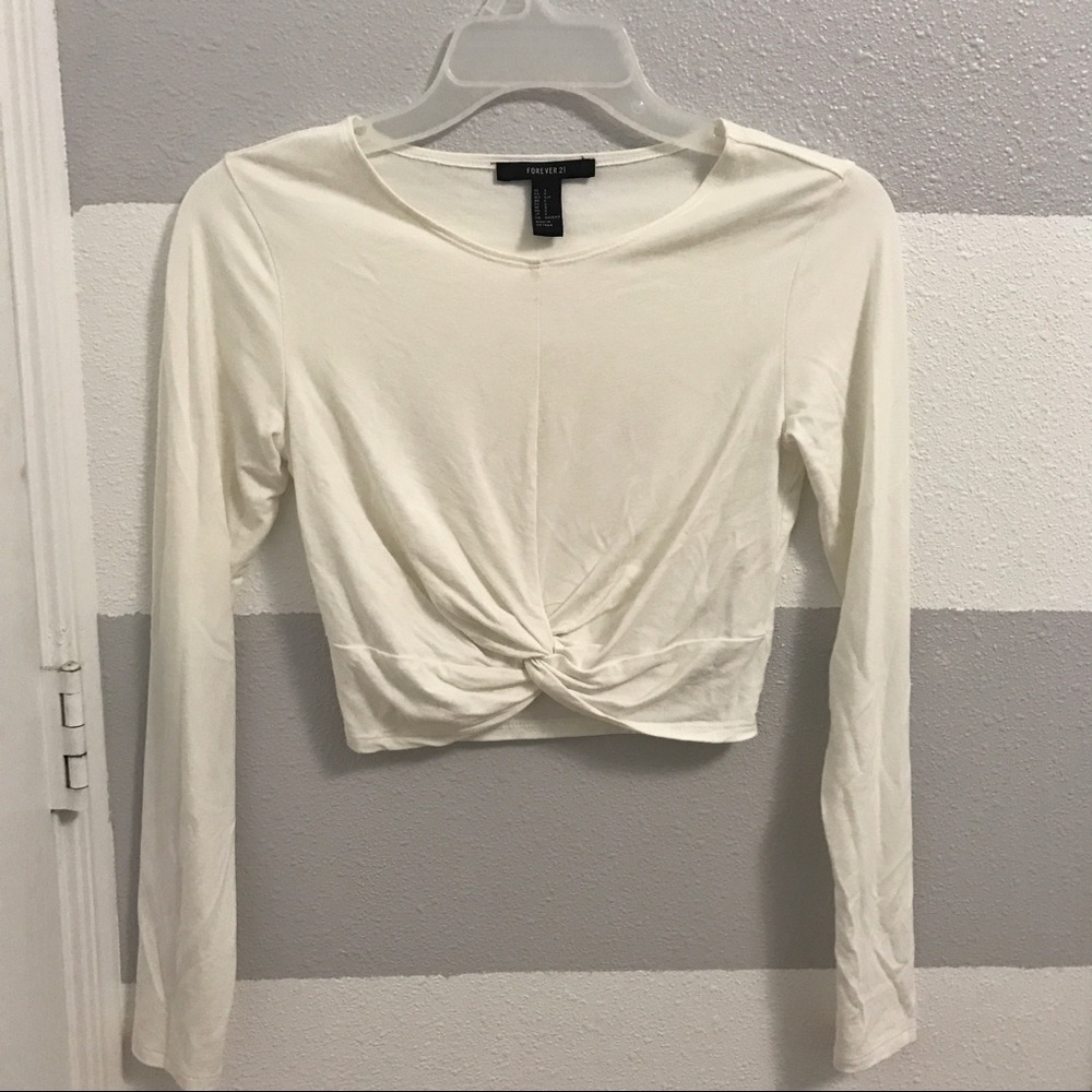 cropped knot long sleeve ⚡️